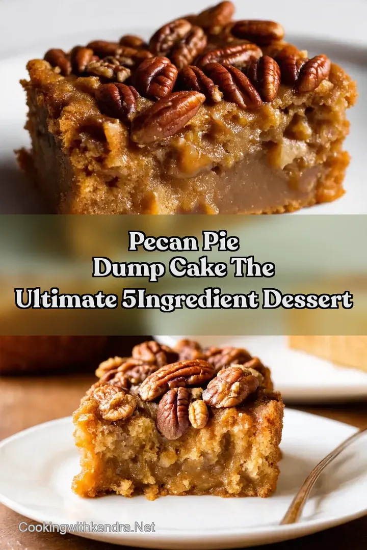 Pecan Pie Dump Cake The Ultimate 5Ingredient Dessert