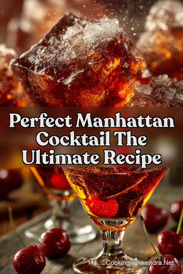Perfect Manhattan Cocktail The Ultimate Recipe