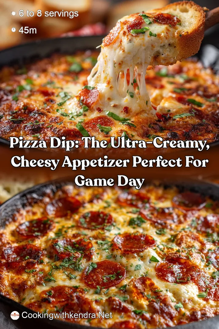 Pizza Dip: The Ultra-Creamy Cheesy Appetizer Perfect for Game Day