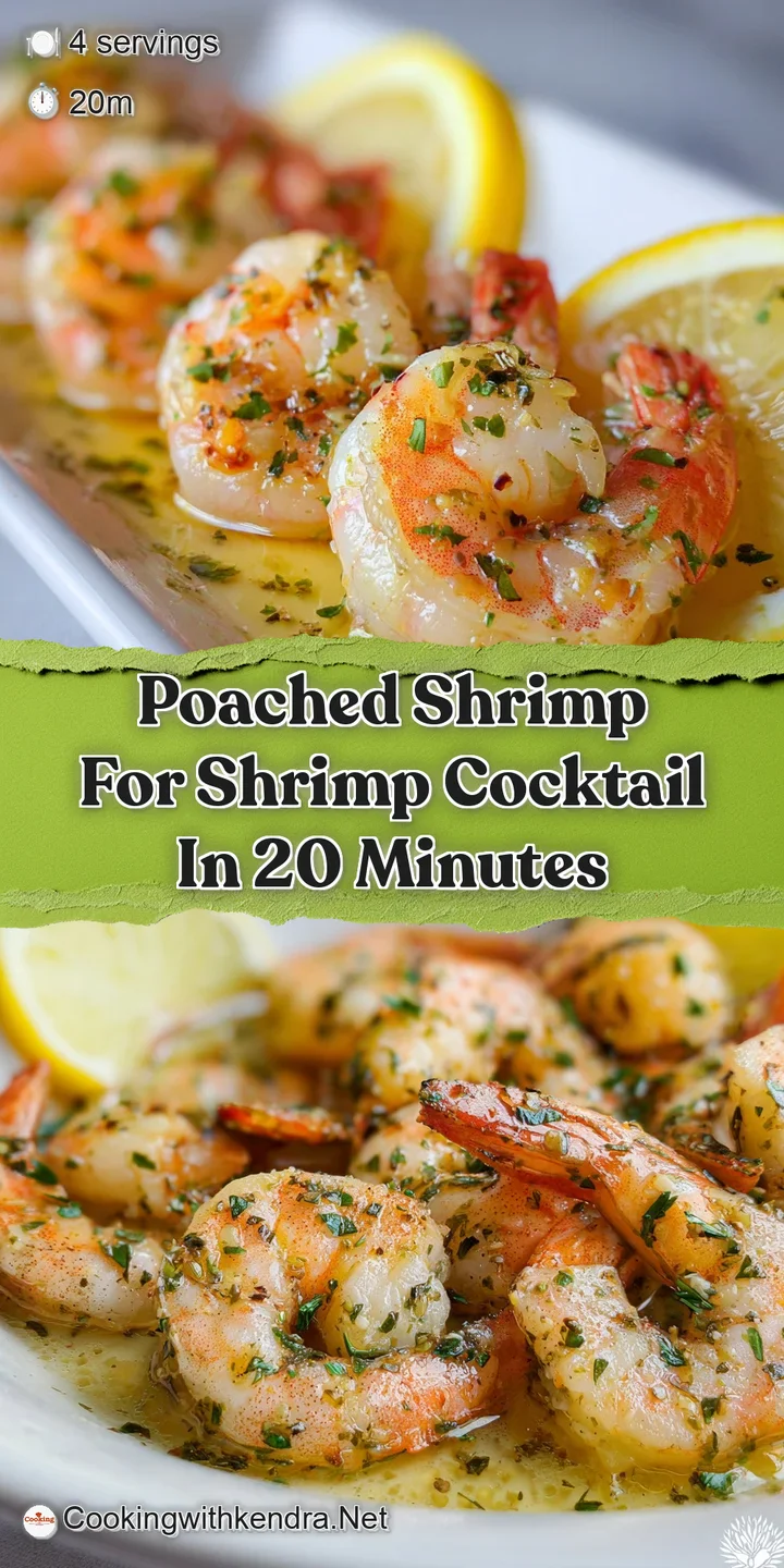 Close-up of succulent, pink poached shrimp with delicate curls, glistening with moisture, next to a spoonful of rich, tang...