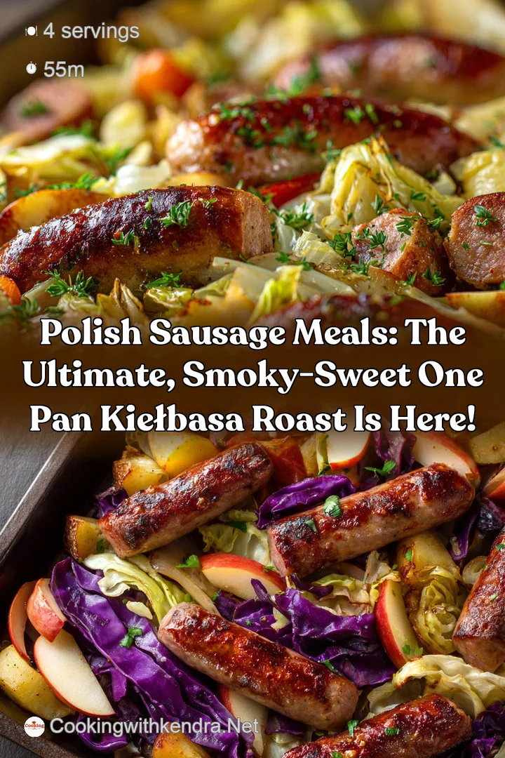 Polish Sausage Meals: The ultimate smoky-sweet One Pan Kiełbasa Roast is here!