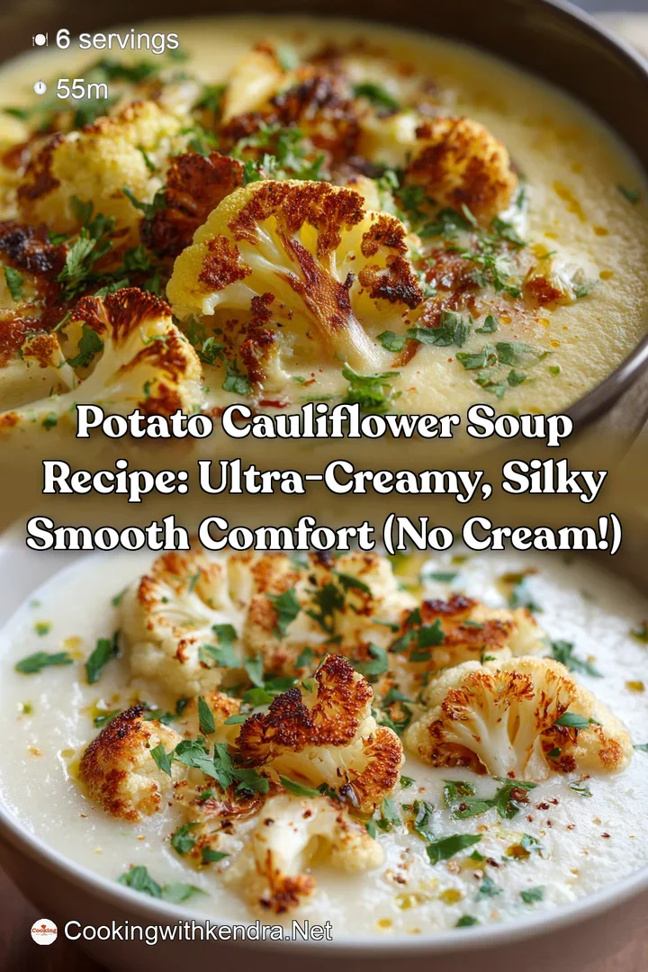 Potato Cauliflower Soup Recipe: Ultra-Creamy Silky Smooth Comfort (No Cream!)