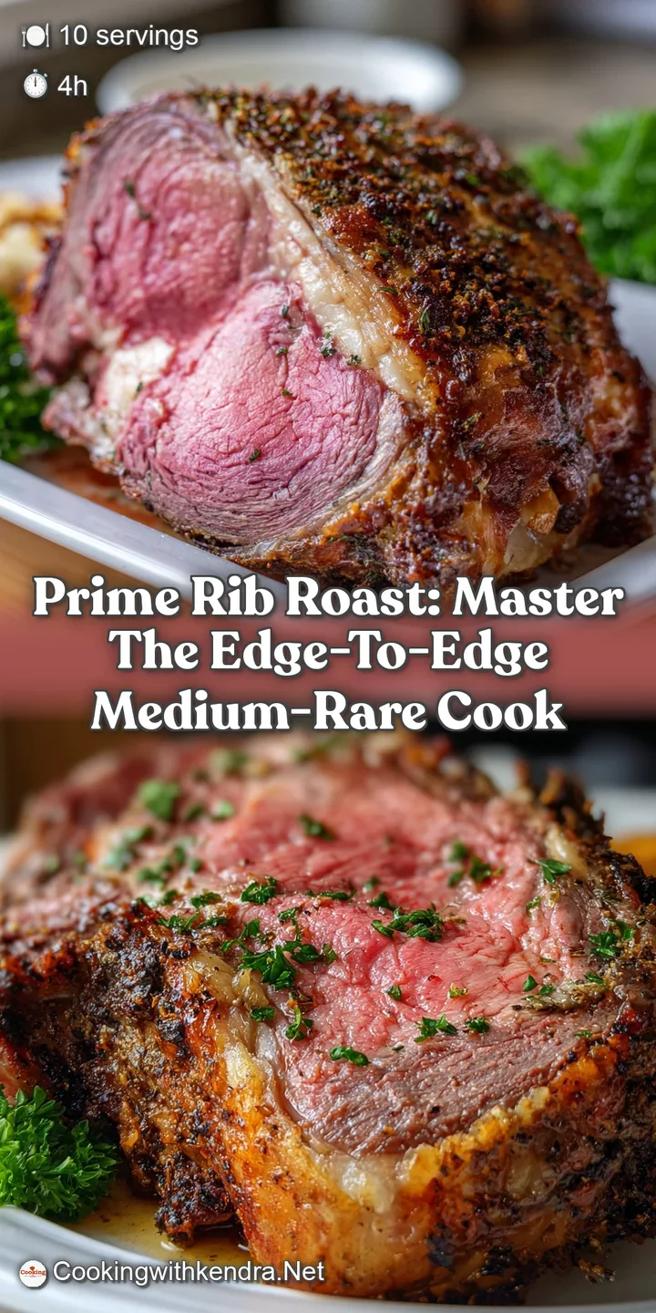 Prime Rib Roast: Master the Edge-to-Edge Medium-Rare Cook