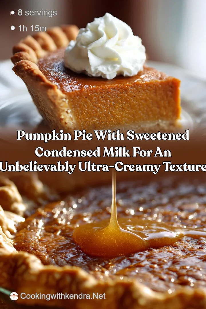Pumpkin Pie with Sweetened Condensed Milk for an Unbelievably Ultra-Creamy Texture