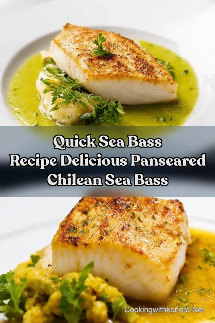 Quick Sea Bass Recipe Delicious PanSeared Chilean Sea Bass