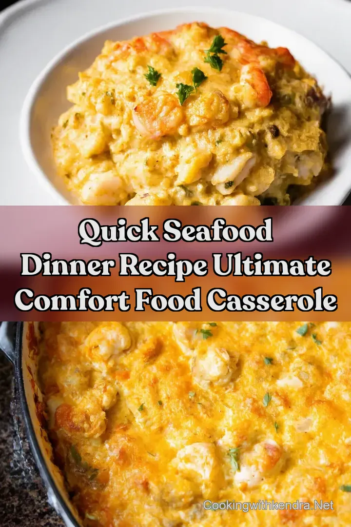 Quick Seafood Dinner Recipe Ultimate Comfort Food Casserole