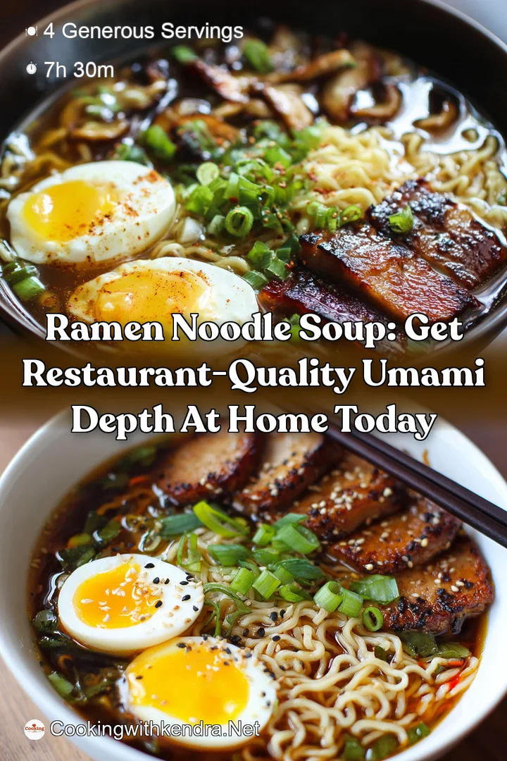 Ramen Noodle Soup: Get Restaurant-Quality Umami Depth at Home Today