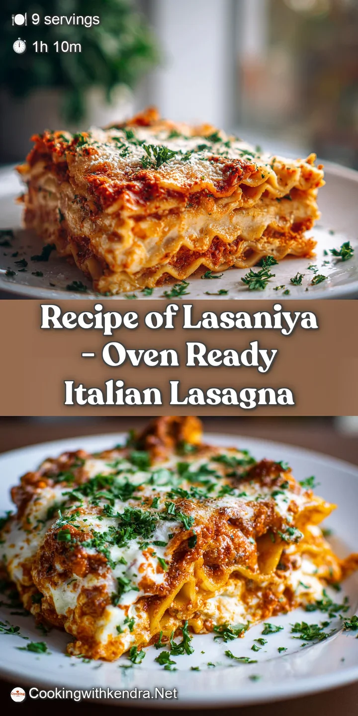 Close-up of lasagna: Layers of pasta, melted cheese, and rich tomato sauce create a hearty and satisfying visual.