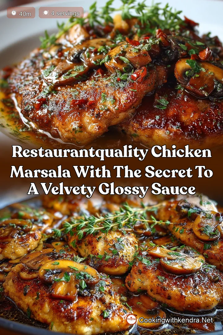 RestaurantQuality Chicken Marsala with the Secret to a Velvety Glossy Sauce
