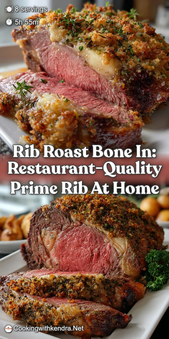 Rib Roast Bone In: Restaurant-Quality Prime Rib At Home