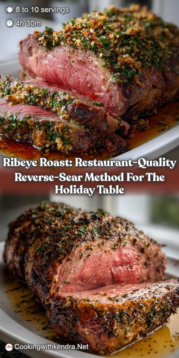 Ribeye Roast: Restaurant-Quality Reverse-Sear Method for the Holiday Table
