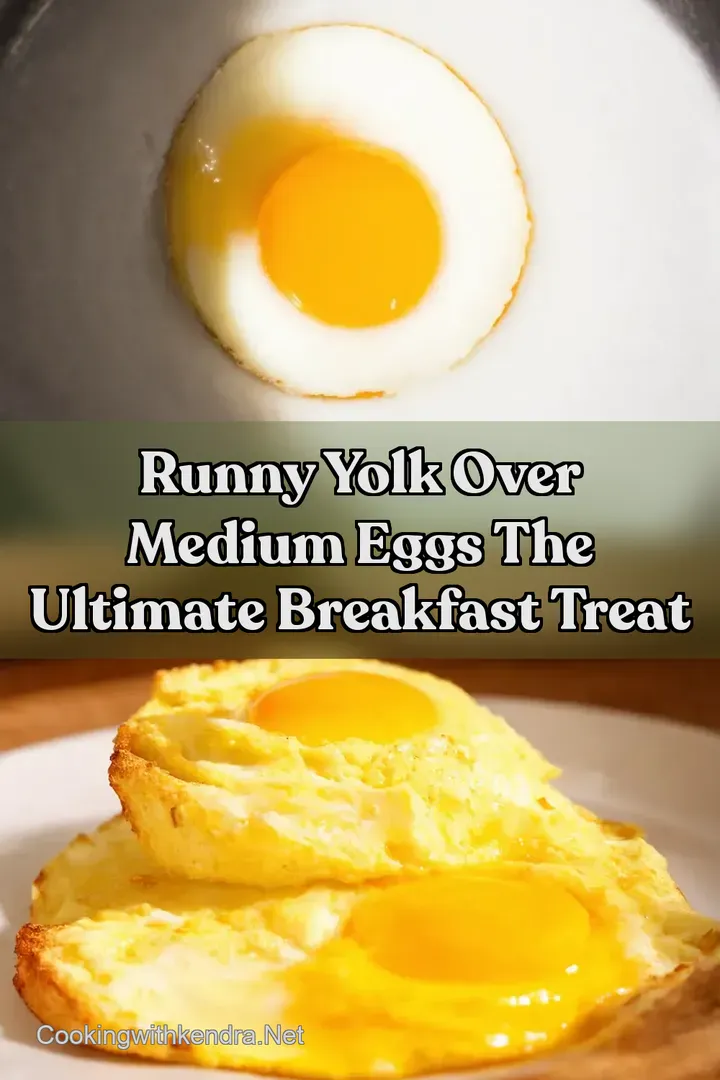 Runny Yolk Over Medium Eggs The Ultimate Breakfast Treat