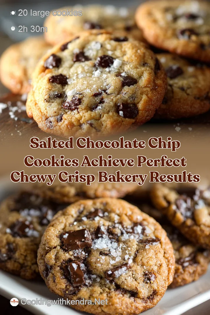 Salted Chocolate Chip Cookies Achieve Perfect Chewy Crisp Bakery Results