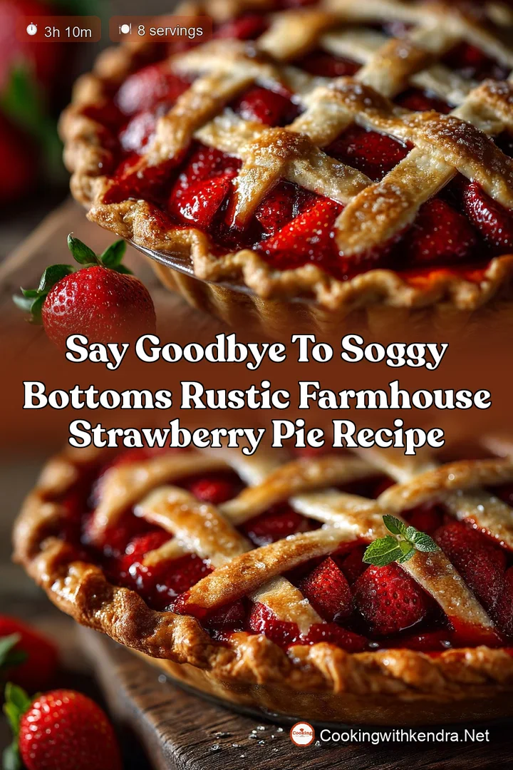 Say Goodbye to Soggy Bottoms Rustic Farmhouse Strawberry Pie Recipe