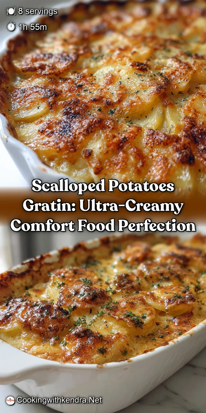 Scalloped Potatoes Gratin: Ultra-Creamy Comfort Food Perfection