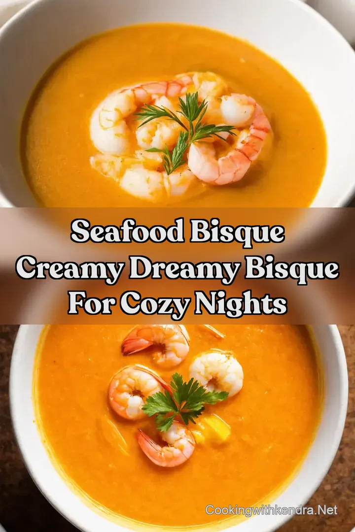 Seafood Bisque Creamy Dreamy Bisque for Cozy Nights : PIN FOR LATER Seafood Bisque Creamy Dreamy Bisque for Cozy Nights