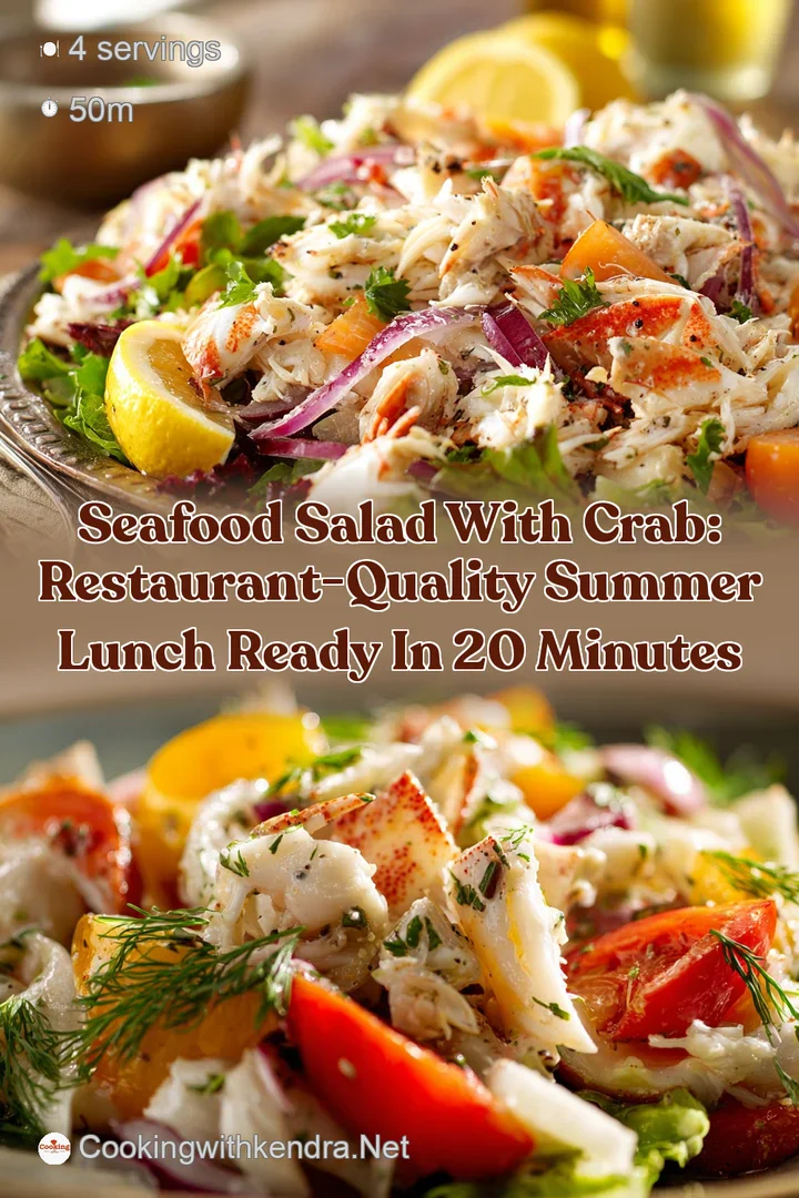 Seafood Salad with Crab: Restaurant-Quality Summer Lunch Ready in 20 Minutes
