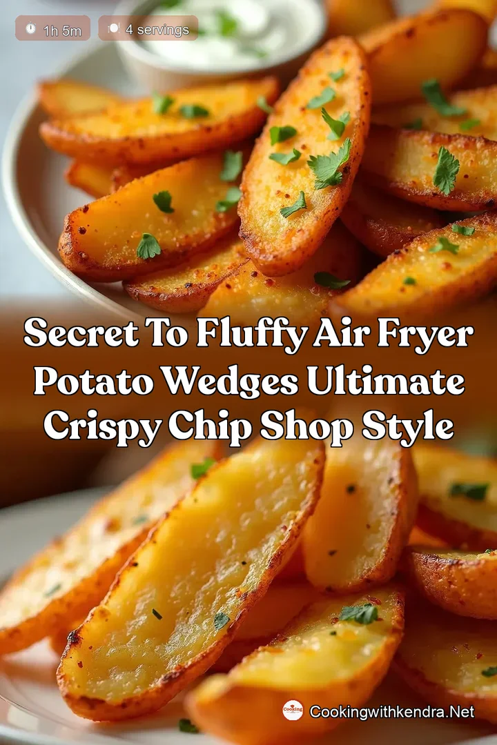 Secret To Fluffy Air Fryer Potato Wedges Ultimate Crispy Chip Shop Style