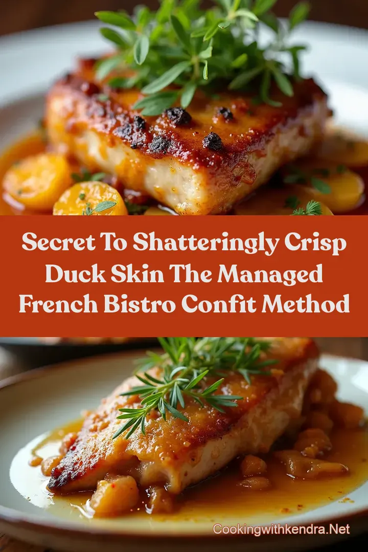 Secret to Shatteringly Crisp Duck Skin The Managed French Bistro Confit Method