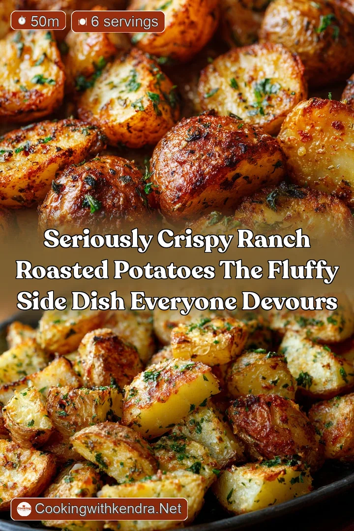 Seriously Crispy Ranch Roasted Potatoes The Fluffy Side Dish Everyone Devours