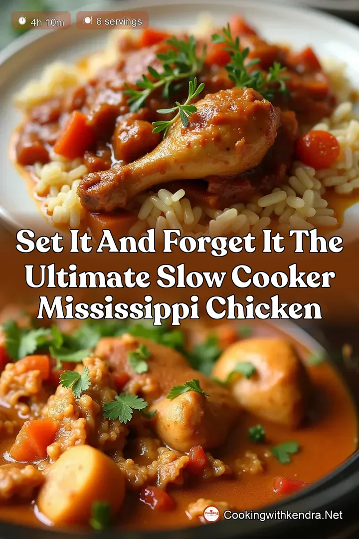 Set It and Forget It The Ultimate Slow Cooker Mississippi Chicken
