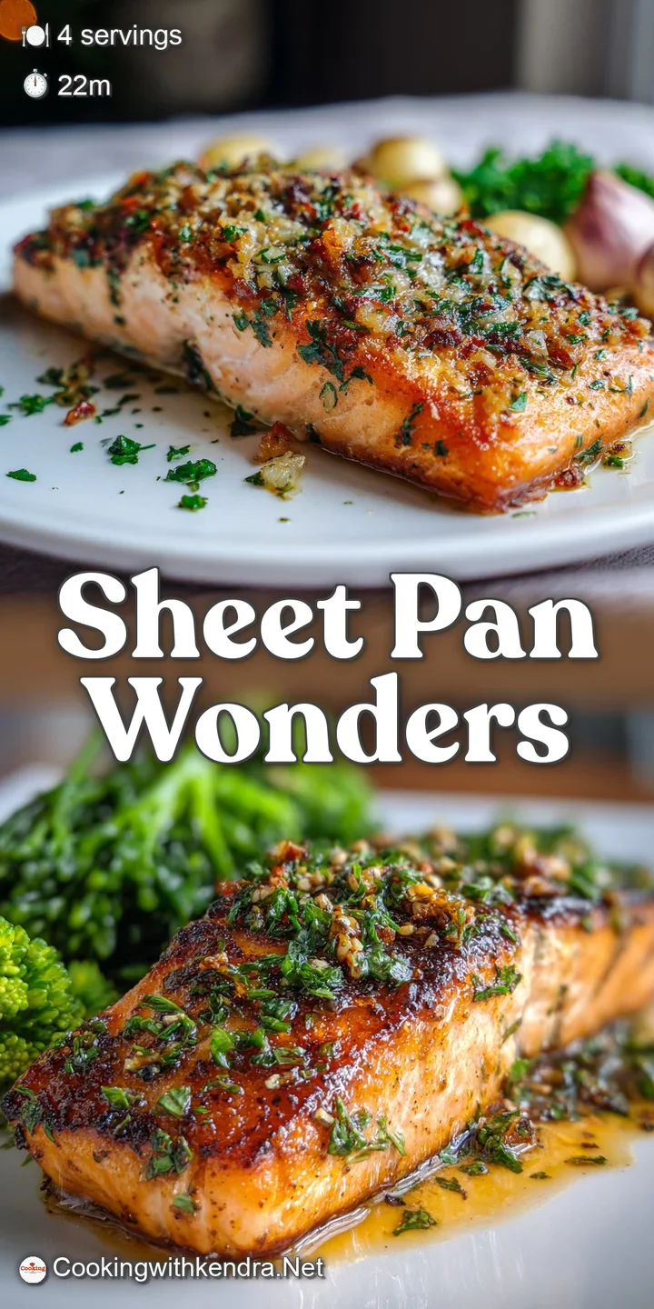 Close-up of glistening salmon skin, flaking easily, showcasing its moist interior. The colorful roasted vegetables add a p...