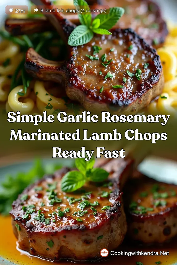 Simple Garlic Rosemary Marinated Lamb Chops Ready Fast