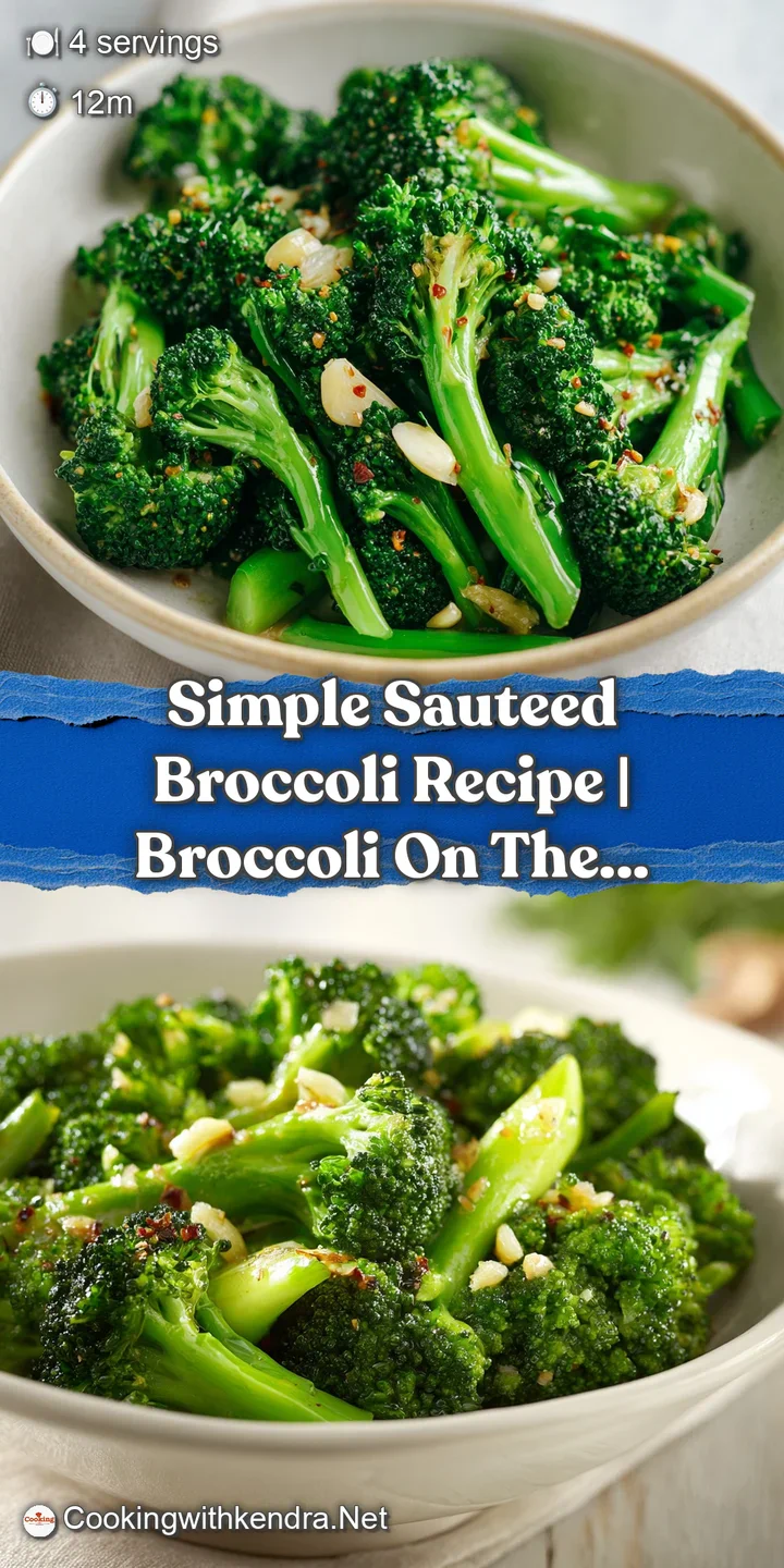 Close-up of glistening green broccoli florets showing softened textures and a dusting of red chili flakes and salt.