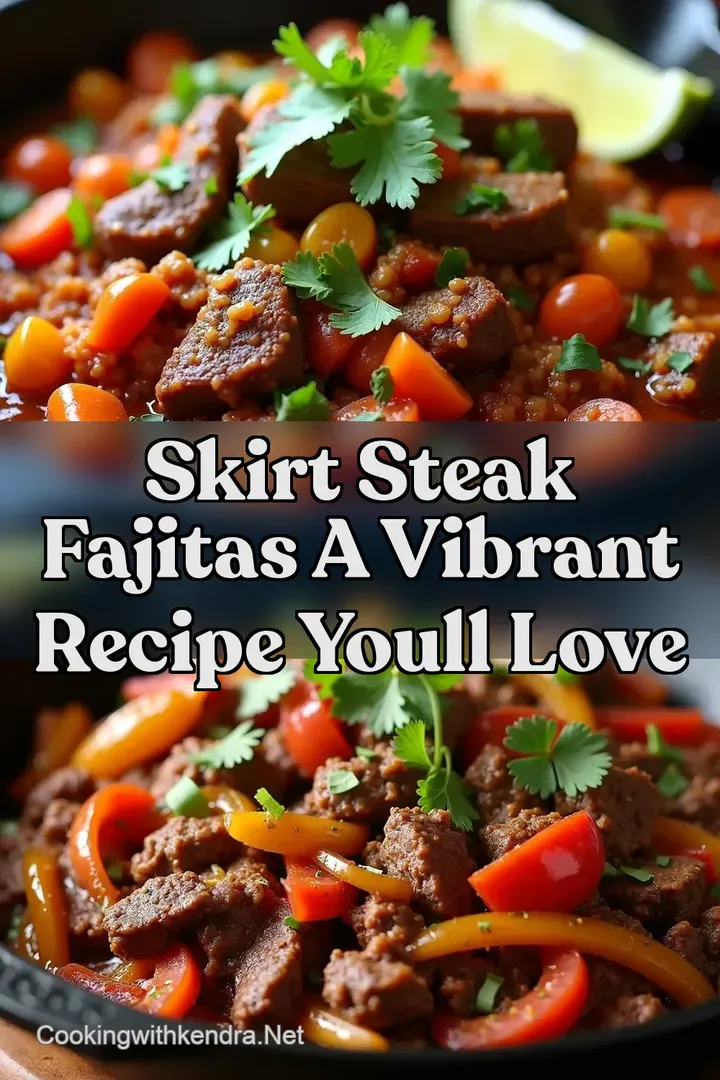 Skirt Steak Fajitas A Vibrant Recipe Youll Love