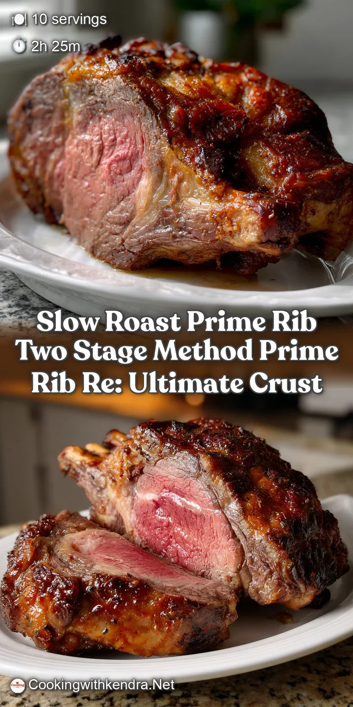 Slow Roast Prime Rib Two Stage Method Prime Rib Re: Ultimate Crust