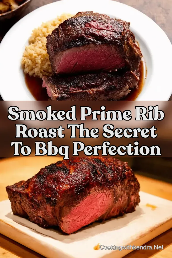 Smoked Prime Rib Roast The Secret To BBQ Perfection : PIN FOR LATER Smoked Prime Rib Roast The Secret To BBQ Perfection