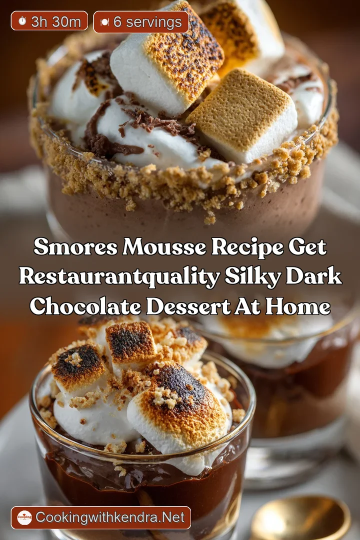 Smores Mousse Recipe Get RestaurantQuality Silky Dark Chocolate Dessert At Home
