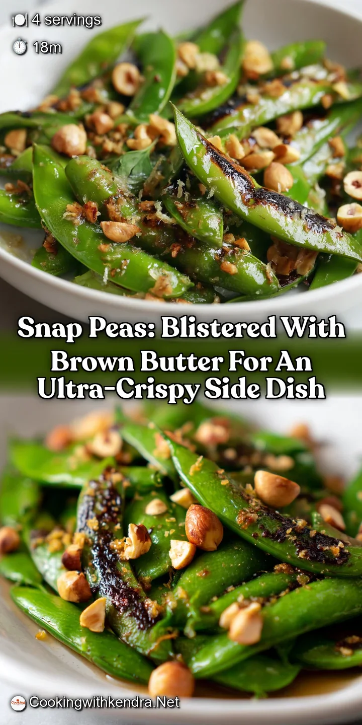 Snap Peas: Blistered with Brown Butter for an Ultra-Crispy Side Dish