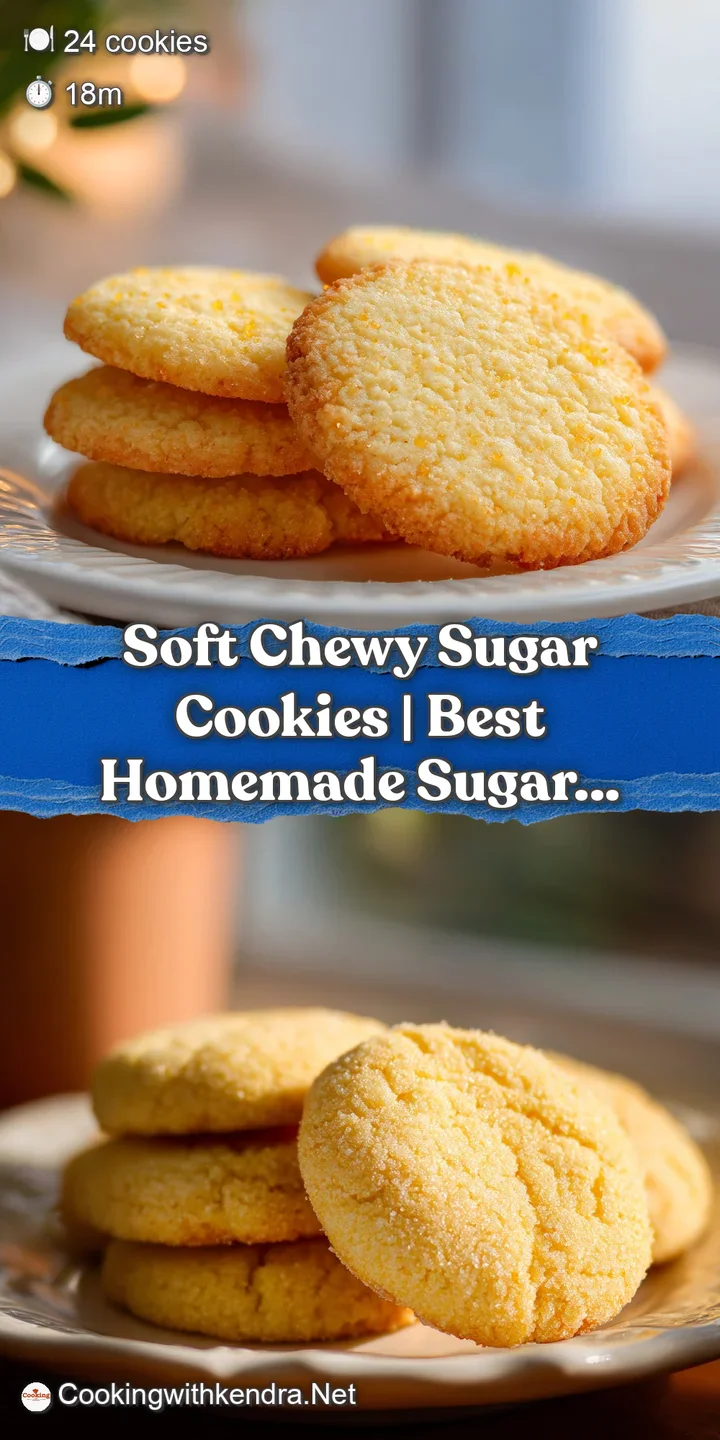 Close-up of a single chewy sugar cookie showing its slightly crisp edges and soft, tender interior.