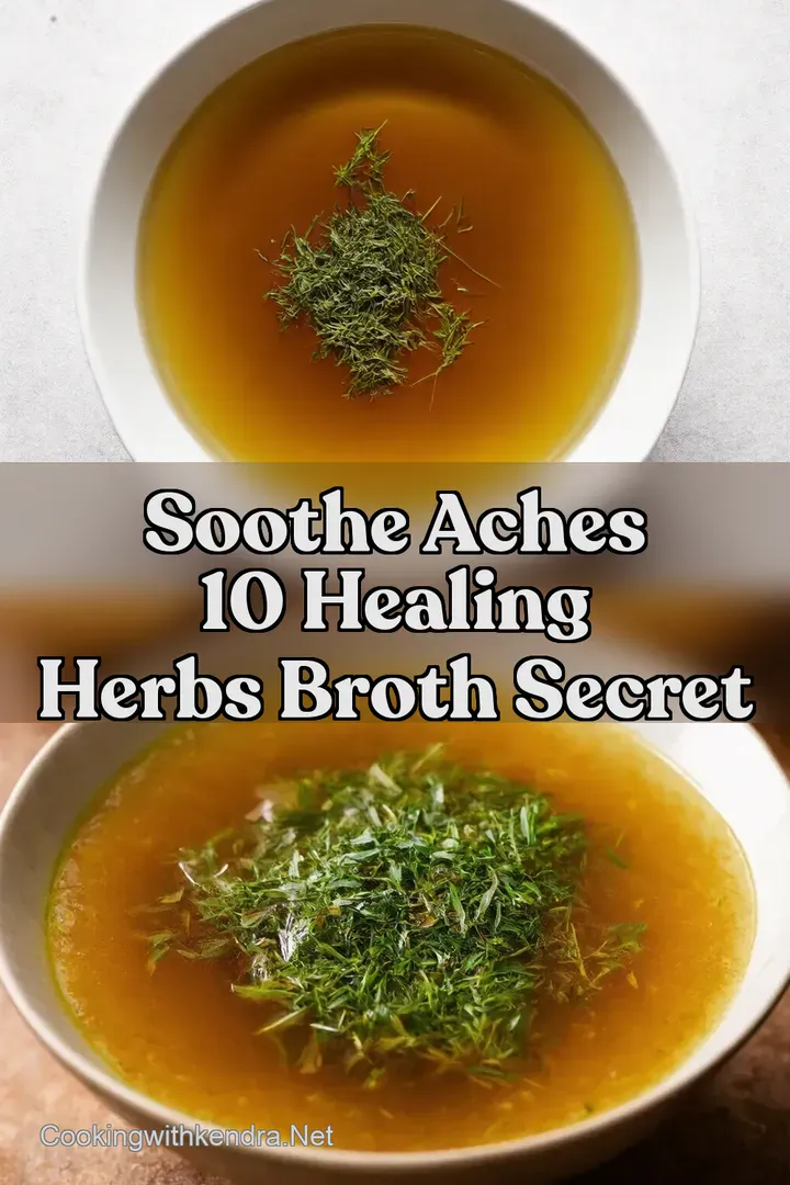 Soothe Aches 10 Healing Herbs Broth Secret