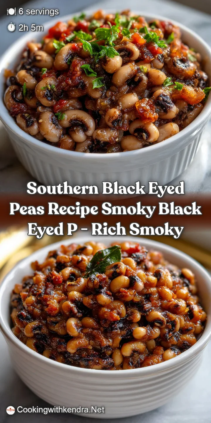 Southern Black Eyed Peas Recipe Smoky Black Eyed P - Rich Smoky