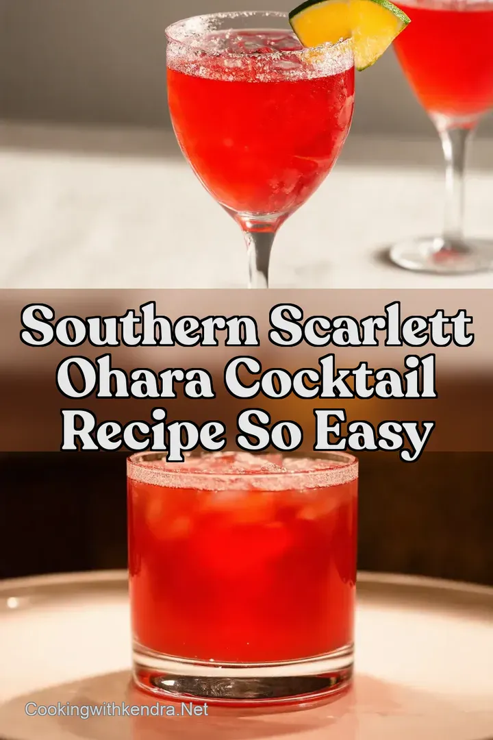 Southern Scarlett OHara Cocktail Recipe So Easy : PIN FOR LATER Southern Scarlett OHara Cocktail Recipe So Easy