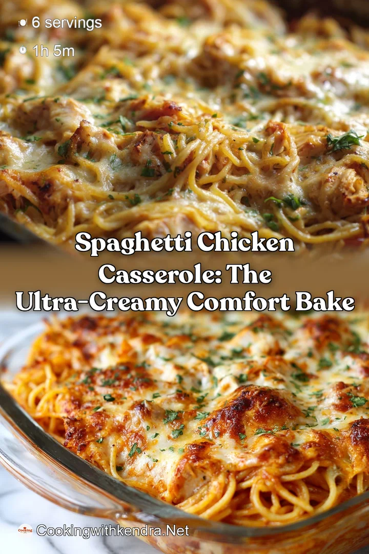 Spaghetti Chicken Casserole: The Ultra-Creamy Comfort Bake