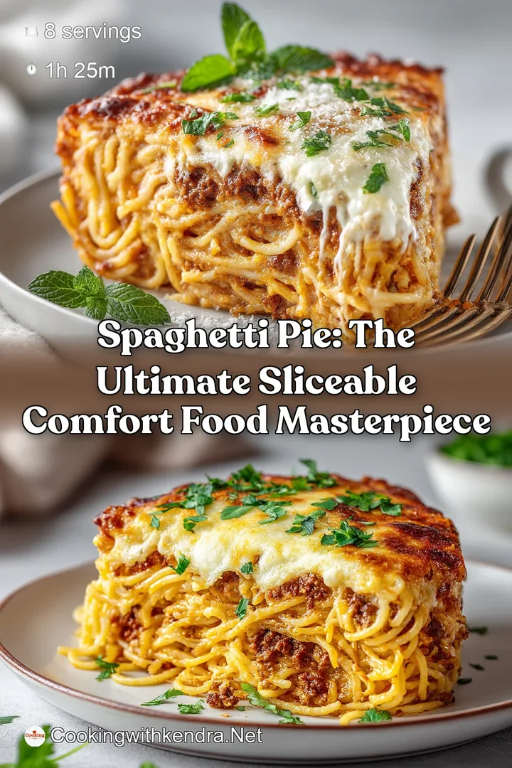 Spaghetti Pie: The Ultimate Sliceable Comfort Food Masterpiece