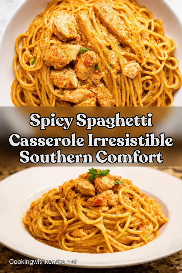Spicy Spaghetti Casserole Irresistible Southern Comfort