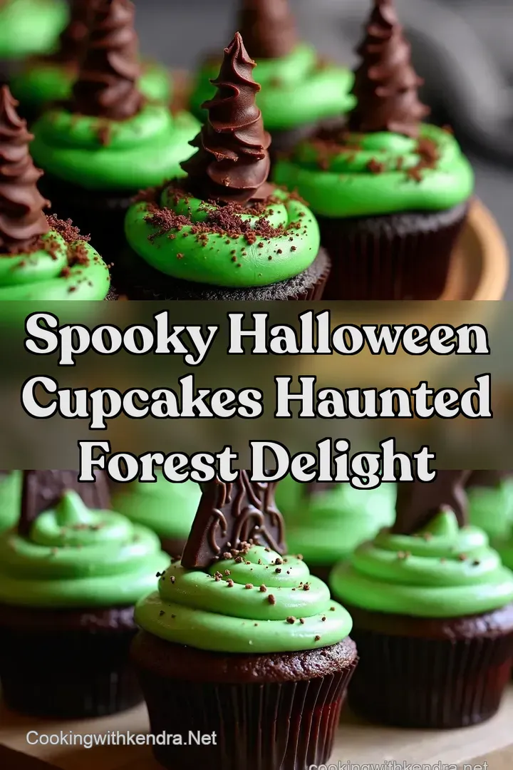 Spooky Halloween Cupcakes Haunted Forest Delight