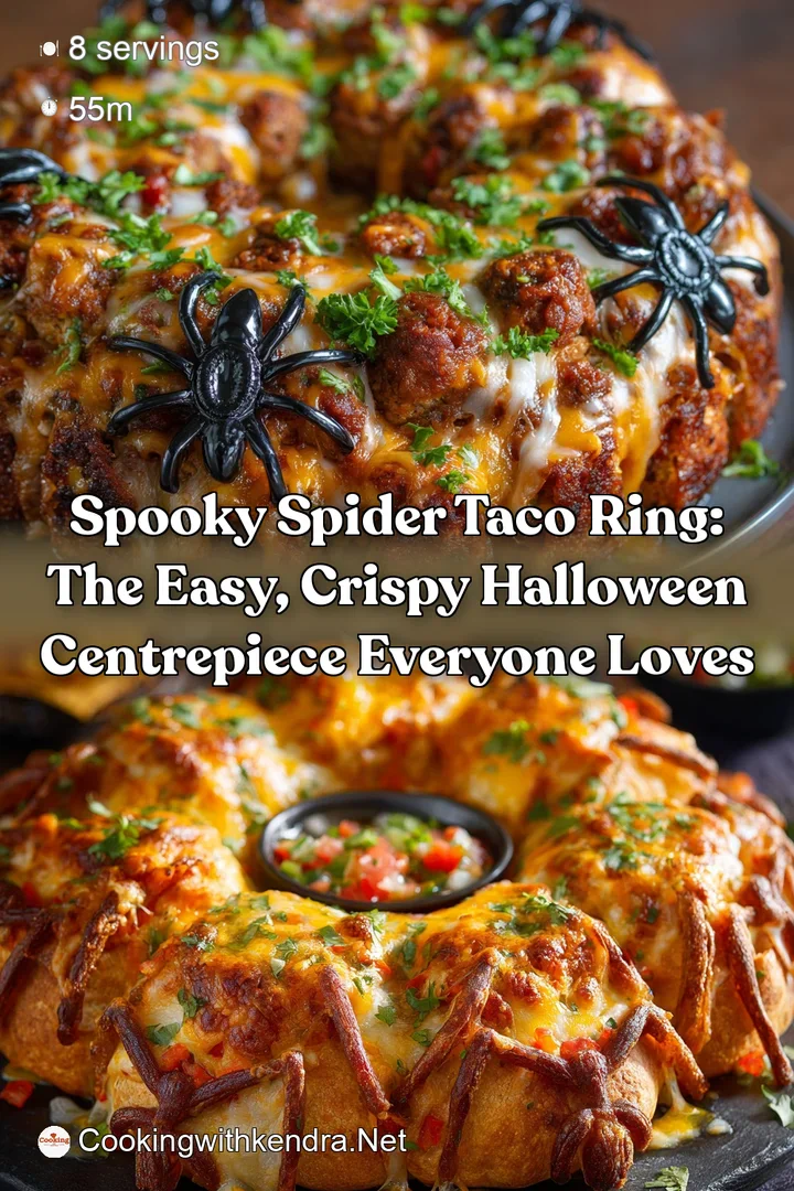 Spooky Spider Taco Ring: The Easy Crispy Halloween Centrepiece Everyone Loves