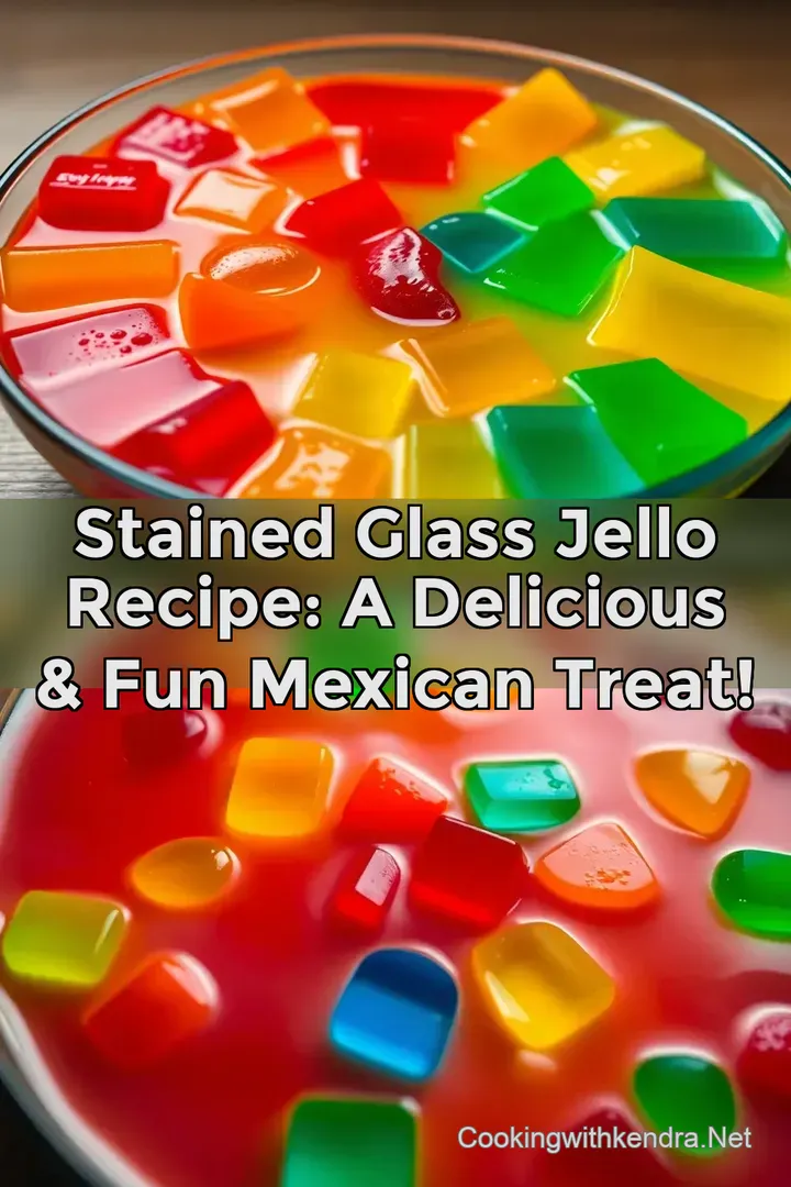 Stained Glass Jello Recipe: A Delicious & Fun Mexican Treat!