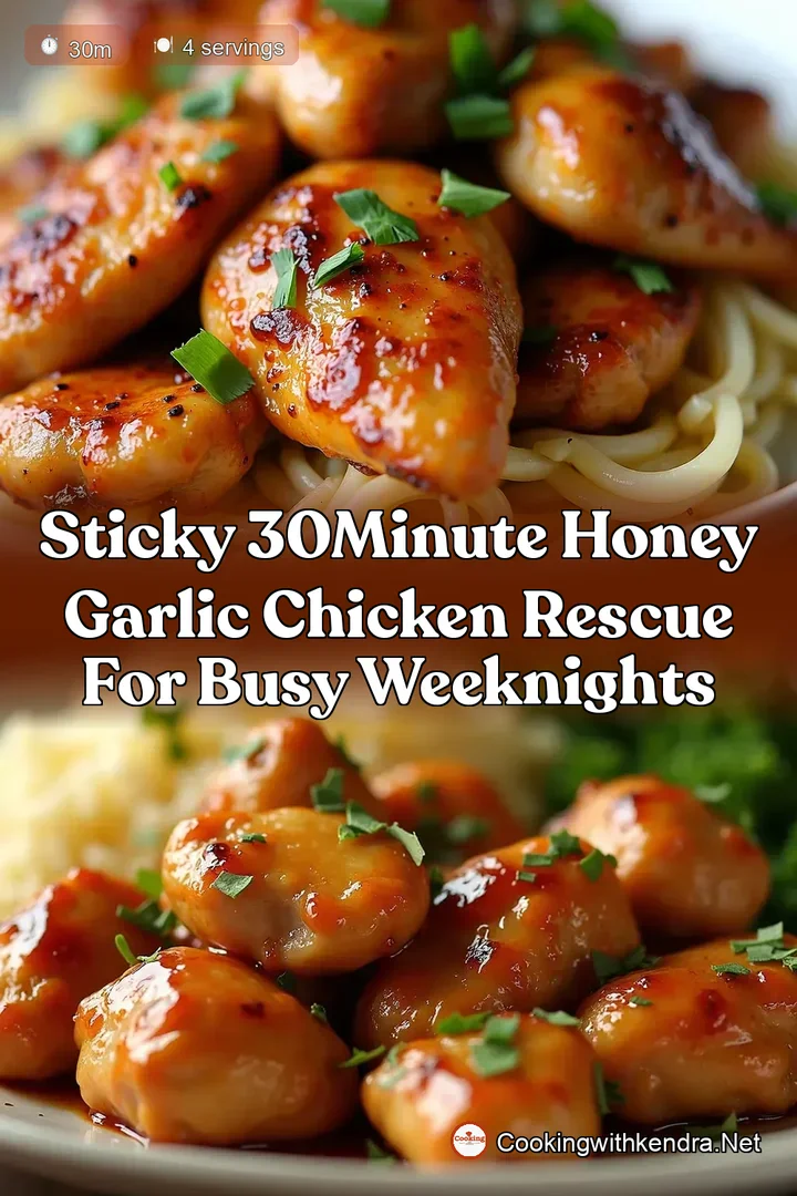 Sticky 30Minute Honey Garlic Chicken Rescue for Busy Weeknights