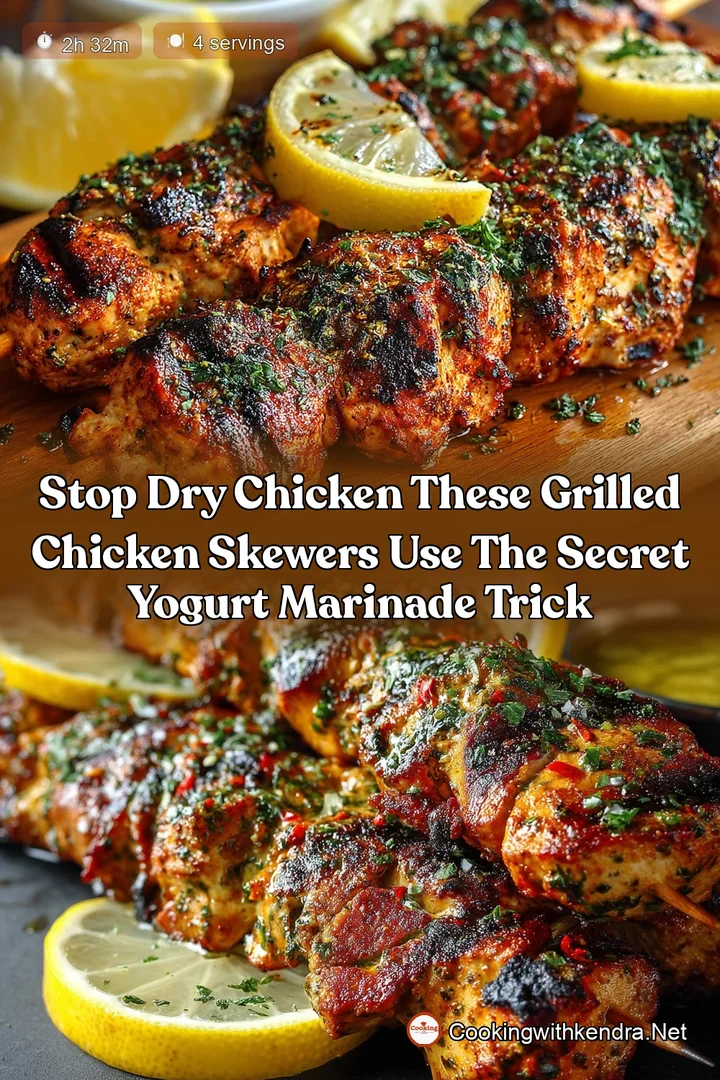 Stop Dry Chicken These Grilled Chicken Skewers Use the Secret Yogurt Marinade Trick
