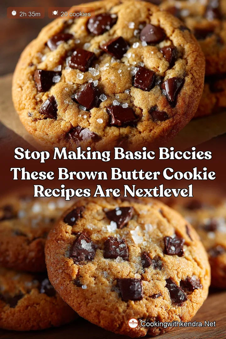Stop making basic biccies These Brown Butter Cookie Recipes are nextlevel