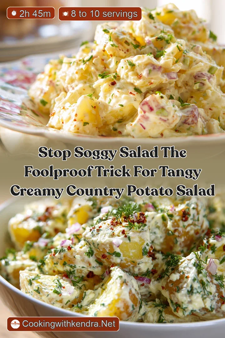 Stop Soggy Salad The Foolproof Trick for Tangy Creamy Country Potato Salad