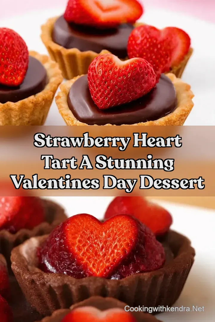 Strawberry Heart Tart A Stunning Valentines Day Dessert