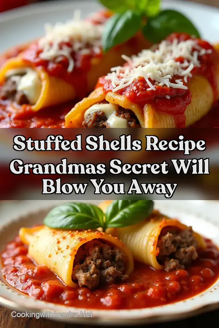 Stuffed Shells Recipe Grandmas Secret Will Blow You Away
