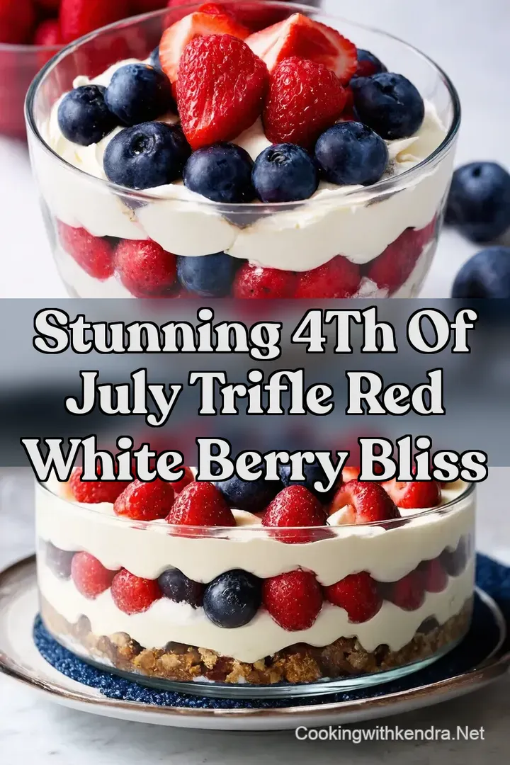 Stunning 4th of July Trifle Red White Berry Bliss